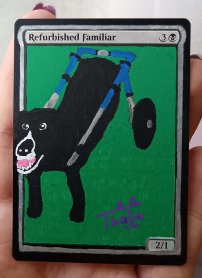 Doggy refurb familiar, art trade