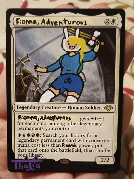 Sisay as Fionna alter, art trade